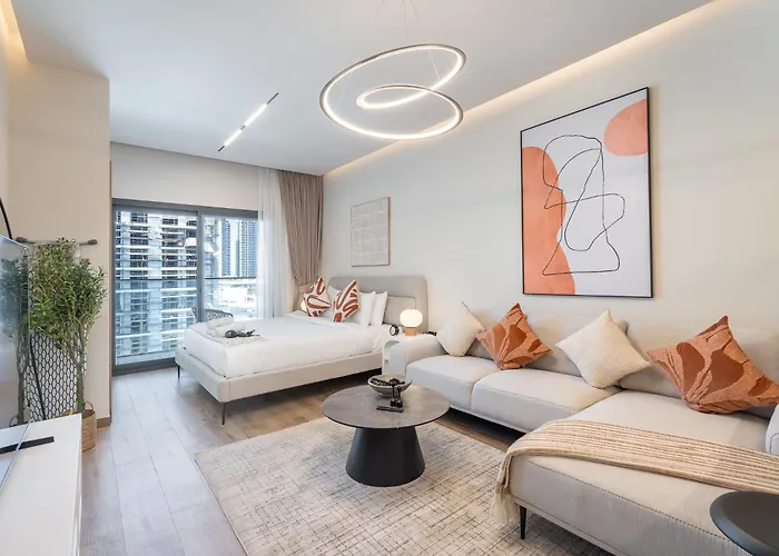 Peaceful Studio Flat That Sleeps 2 In Jumeirah Village Circle